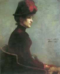 パリジャンの女性の肖像